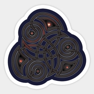 Stellar Knotwork Sticker